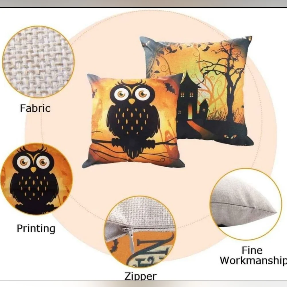 Halloween Decoration Set of 4 18